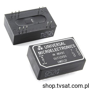 [2pcs] UM2132 DC-DC 48V to 12V 3W DIP10 UMEC