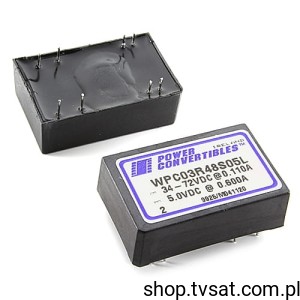[1pc] WPC03R48S05L DC-DC 72V to 5V 0.6A THT POWERCONV