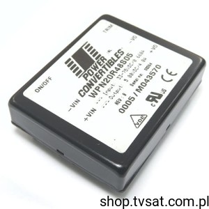 [1pc] WPN20R48S05 DC-DC 33-75V to 5V 4A THT POWERCONV