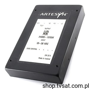 [1pc] WR24D05-12/55K DC-DC 36V to 5V 5A 12V 1A THT ARTESYN