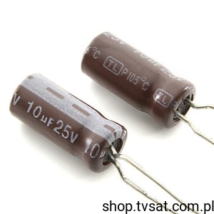 [200szt] TL25V10uF 10uF 25V Electrolytic RADIAL JAMICON