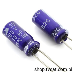 [300szt] SD2A106M05011PC359 Electrolyt 10uF 100V RADIAL SAMWHA