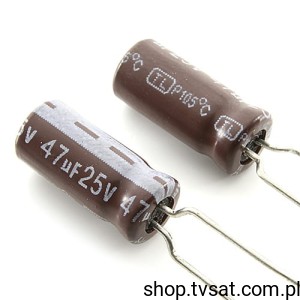 [200szt] TL25V47uF 47uF 25V Electrolytic RADIAL JAMICON