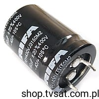 [2szt] PEH430VJ3150M2 150uF 400V Electrolytic SNAP-IN RIFA