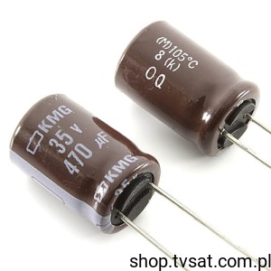 [20pcs] KMG350ELL471M 470uF 35V Electrolytic Radial RADIAL NIPPONCHEM
