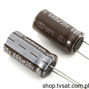 [100szt] TLP681M1EG20R 680uF 25V Electrolytic RADIAL JAMICON