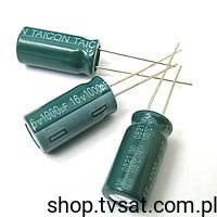 [100szt] TPW1C102MK 1000uF 16V Electrolytic RADIAL TAICON