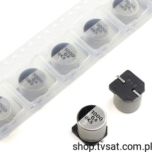 [40szt] ECEV0JA102P 1000uF 6.3V Electrolytic Vertic SMD-10X10.2 PANASONIC