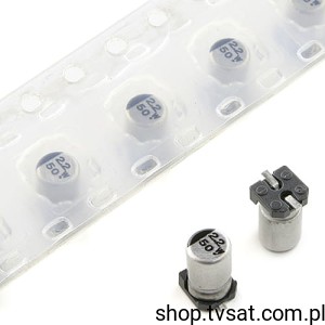 [500szt] ECEV1HA2R2SR 2.2uF 50V Electrolytic SMD-4X5.4L PANASONIC