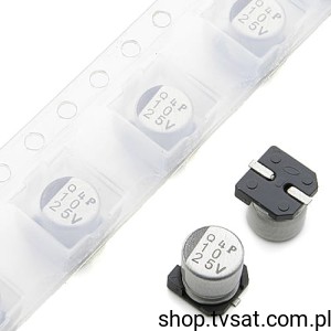 [200szt] UUT1E100MCQ1PS 10uF 25V Electrolytic SMD-5X5.8 HICON