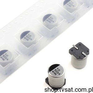 [50szt] ECEV2AA100P 10uF 100V Electrolytic SMD PANASONIC
