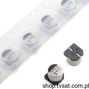 [50szt] 25CE68AXT 68uF 25V Electrolytic SMD-6.3X6 SANYO