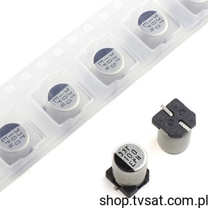 [50szt] 25CE100PHT+P 100uF 25V Electrolytic SMD SUNCON