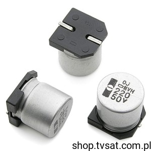 [40szt] EMVH500ARA221MKE 220uF 50V Electr SMD-12.5X13.5L NIPPONCHEM