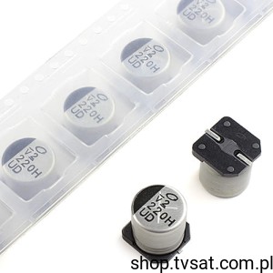 [20szt] UUD1H221MNL1GS 220uF 50V Electr SMD-10X10.5L HICON