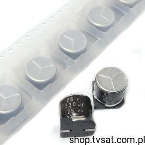 [100szt] MV25VC330J10 330uF 25V Electrolytic SMD-10X10 NIPPONCHEM
