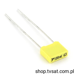 [200szt] BF014D0104KDB 100nF 63V 10% MKT R=5mm R5.08 TPC-AVX