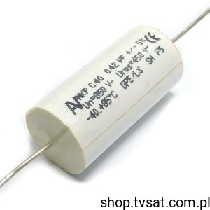 [50szt] C4GCMBC3420AA0J 420nF 850V 5% MKP AXIAL KEMET