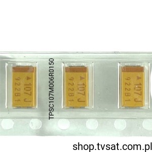 [20szt] TPSC107M006R0150 Tantalum 100uF 6.3V 20% SMD-C AVX