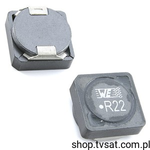 [20szt] 7447797022 Inductor 220 nH, 3.5 mOhm, 16 A SMD WURTH