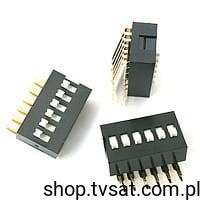 [50szt] DA-06KN DIP Switch 6 Pos. DIP12 DIPRONICS