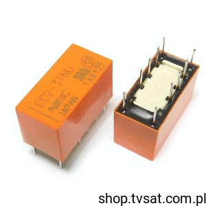 [20szt] EC2-3TNU G6SK-2-H-DC3 Relay 3Vdc 2A 2-Coil 64 Ohm THT NEC