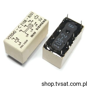 [3pcs] V23042-C2108-B201 Relay 3VDC 2A Coil 80 Ohm THT SIEMENS