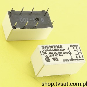 [2pcs] V23042-A2001-B101 Relay 5VDC 2A THT SIEMENS