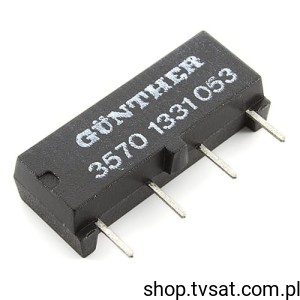 [3pcs] 3570.1331.053 Relay 5VDC SIL4 GUNTHER