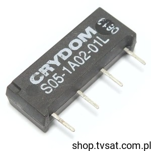 [3szt] S05-1A02-01L Reed Relay 5VDC 1A Coil 500 Ohm SIL4 CRYDOM