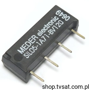 [10szt] SIL05-1A71-BV120 Reed Relay 5VDC 1A Coil 500Ohm SIL4 MEDER
