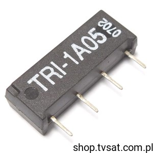 [4szt] TRI-1A05-DC5V Reed Relay 5VDC 1A Coil 500 Ohm SIL4 MEDER