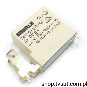 [3pcs] 041063010000 Relay Coil=6VDC 16A R=80 Ohm NO THT EBERLE