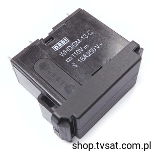[2pcs] WHD/GM-13-C Relay Coil 110V~ 13k, Out 16A/250V THT PASI