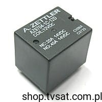 [2pcs] AZ9704-1C-12D Relay 12VDC 40A THT ZETTLER