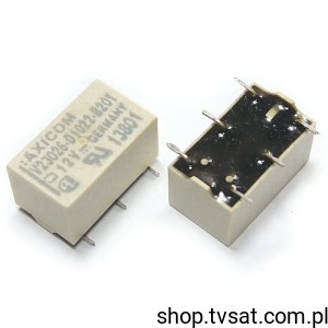 [3pcs] V23026-D1022-B201 Relay 12V 1A Coil 1.8kOhm SMD AXICOM