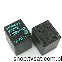 [3pcs] V23072-C1059-X119 Relay 12VDC 10A 1Form A NC 108R THT SIEMENS