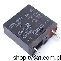 [1pc] Przekaźnik 12V 8A 250VAC DG1U-12VDC THT DEC DAIICHI