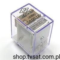 [5szt] JZC-20F-4088 Relay 12VDC 5A Coil 420 Ohm THT HONGFA