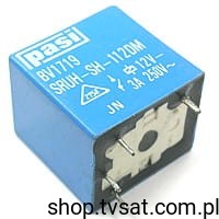 [5szt] SRUH-SH-112DM Relay 12V 3A 405R THT PASI USED