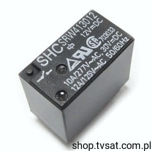[10pcs] SRW413012 SRW413012-DC12 Relay 12VDC 10A THT SHC