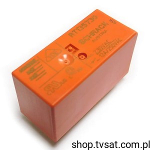 [4pcs] RT135730 Relay 230VAC 12A Switch Coil 32.5kOhm THT SCHRACK
