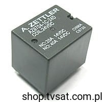 [2pcs] AZ9704-1C-24D Relay 24VDC 40A THT ZETTLER