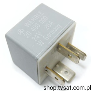 [2szt] 20400000 Relay 24V 20A Automotive SOCKET WEHRLE