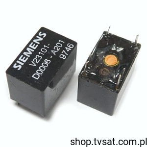 [10pcs] V23101-D1007-B201 Relay 24VDC 1A Coil 1280R THT SIEMENS