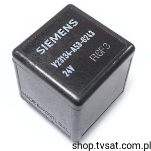 [2pcs] V23134-A53-G243 Relay 24VDC 24V 30A R=324Ohm THT SIEMENS
