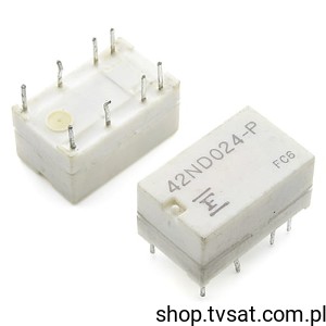 [4szt] 42ND024-P PCB Relay 24VDC 24V 1A R 3 kOhm THT FUJIKURA