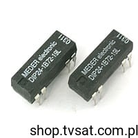 [3szt] DIP24-1B72-19L Reed Relay 24VDC 1A 2kOhm THT MEDER