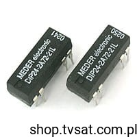 [3szt] DIP24-2A72-21L Reed Relay 24VDC 1A 2.2kOhm THT MEDER