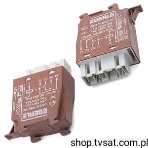 [1pc] 041901090100 Relay Coil-380-400 VAC 16A 250VAC THT EBERLE